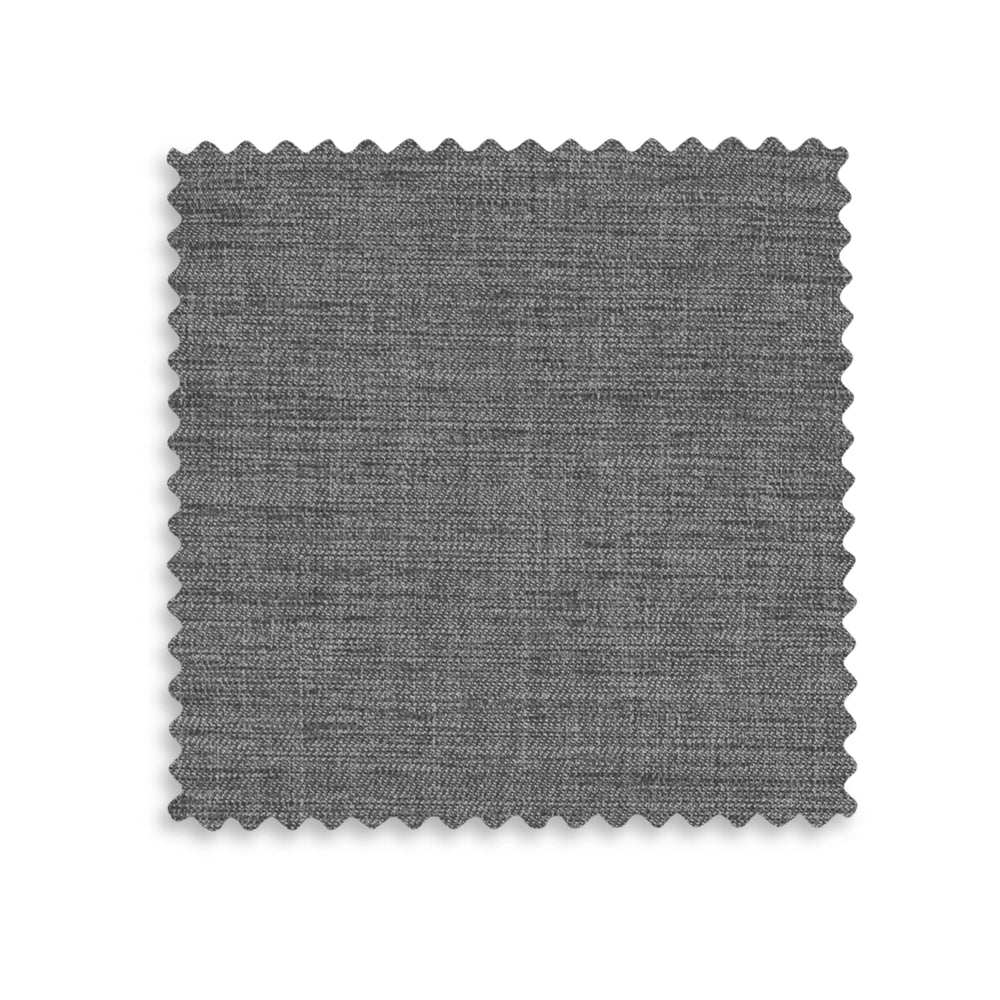 Uppababy Mesa V3 Infant Car Seat fabric swatch in charcoal gray, close-up woven texture.