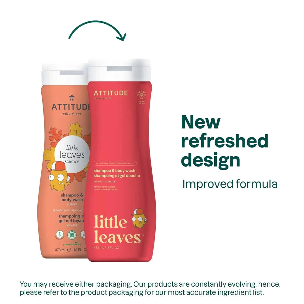 Attitude Natural Shampoo & Body Wash 473 ml