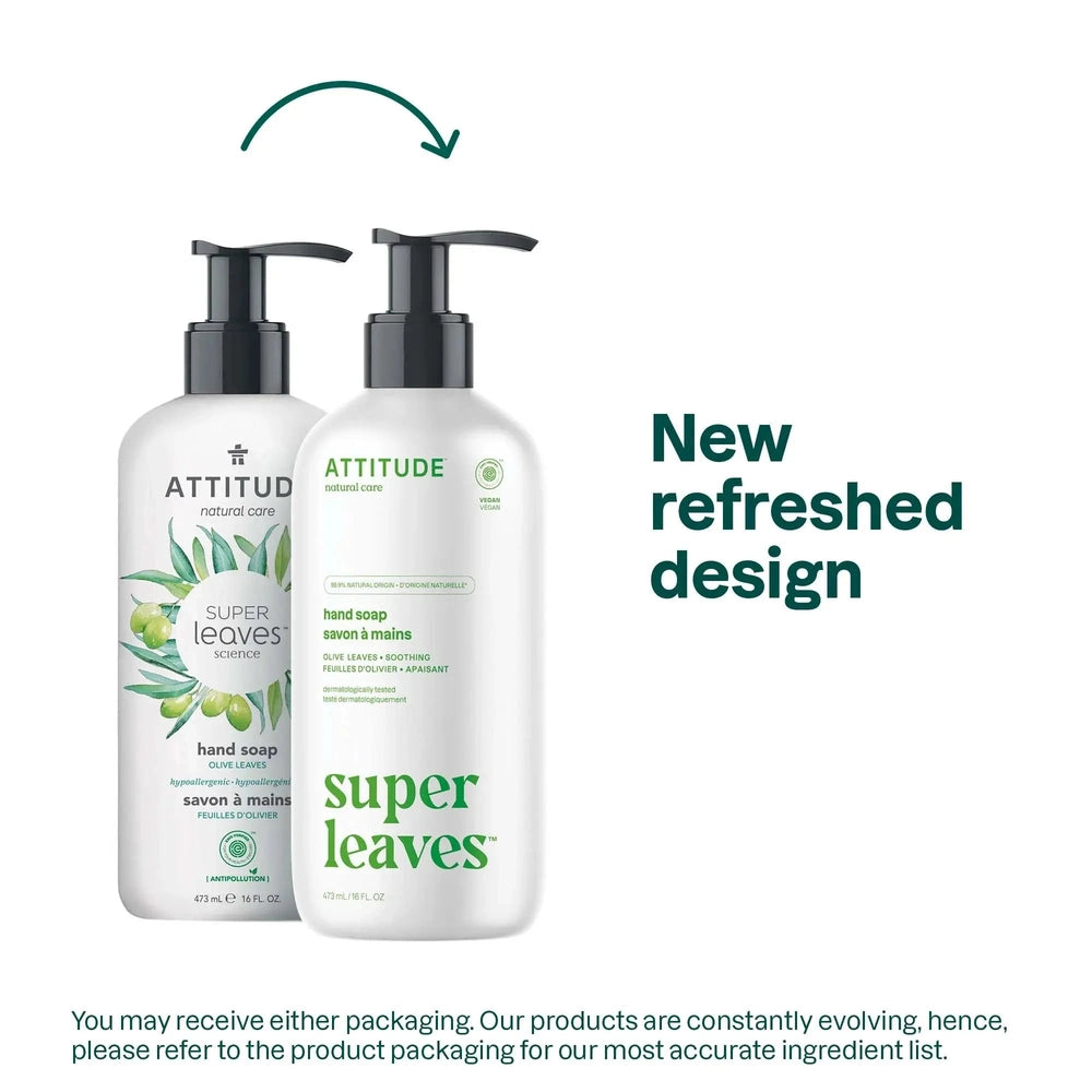 Attitude Super Leaves Natural Liquid Hand Soap 473 ml