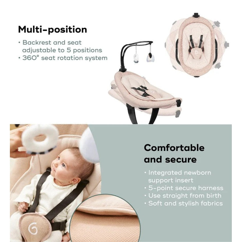 Babymoov Baby Swing Swoon Evolution Connect Mocca
