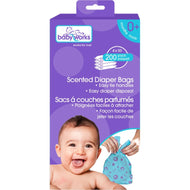 Babyworks Disposable Scented Diaper Bags 200pk