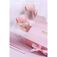 Bear Bens Water Bottle Set Octopus Pink