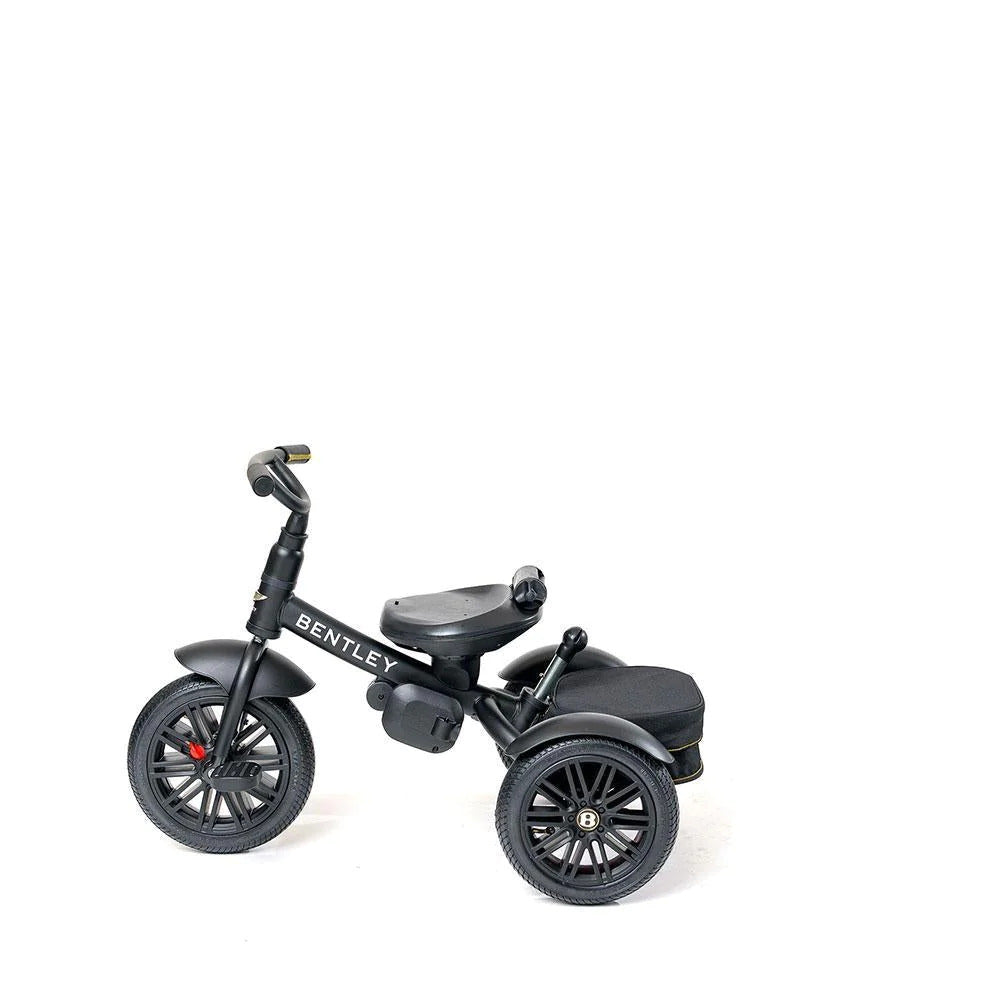 Bentley Trike 6-in-1 V2 Centennial toddler ride-on in black with large wheels