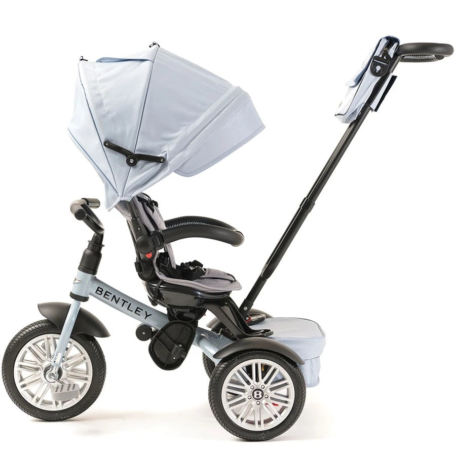 Bentley Trike 6-in-1 V2 Jetstream Blue with adjustable canopy and push handle