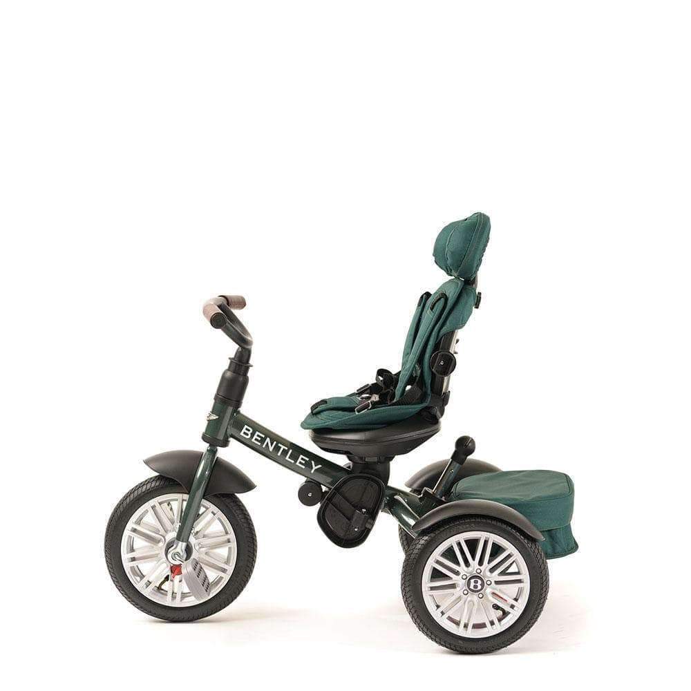 Bentley Trike 6-in-1 V2 Spruce Green toddler ride-on with green seat and large wheels