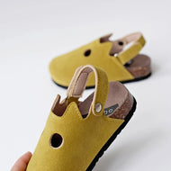 Boxbo Fox Cork Clog Unisex Sandal Mustard