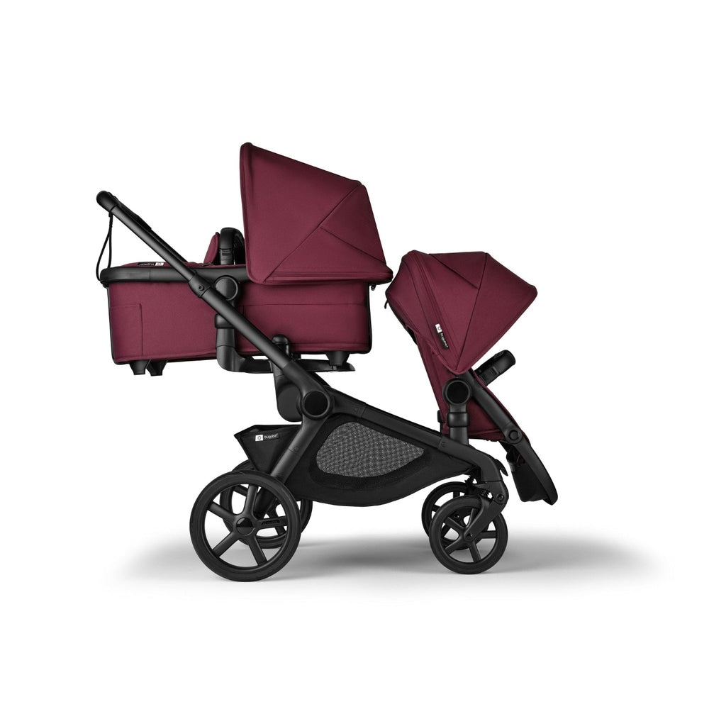 Bugaboo Kangaroo Upper Newborn Adapter for strollers, burgundy fabric