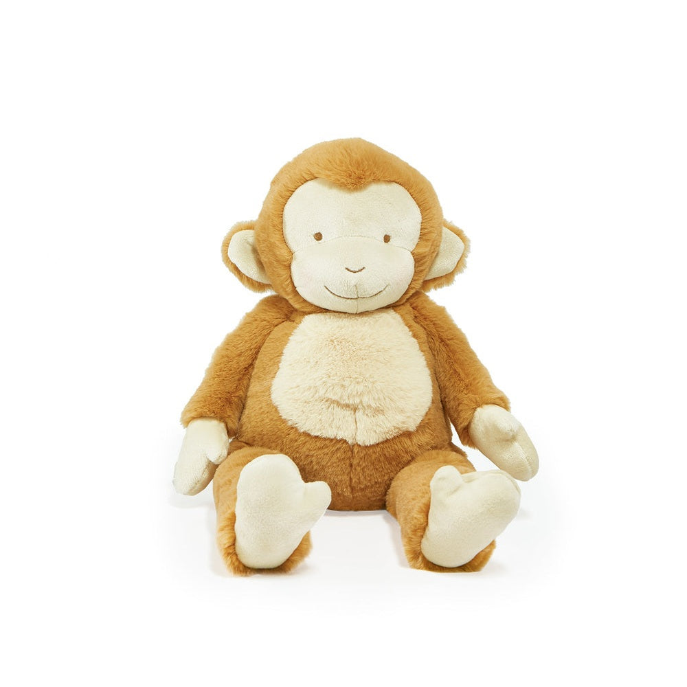 Bunnies By The Bay 10" Tiny Nibble Bananas Monkey plush toy in brown and cream