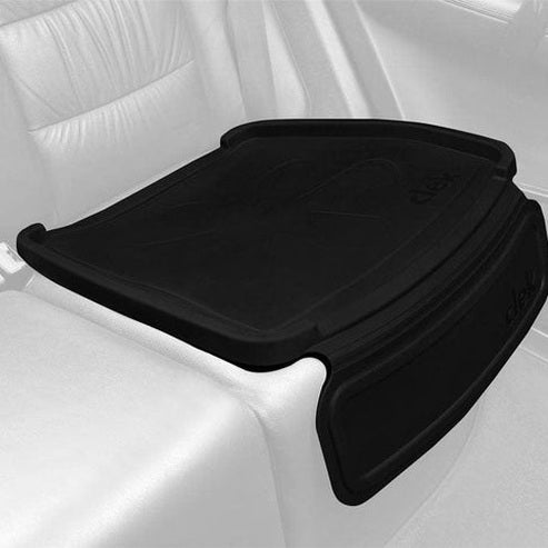Clek Mat-Thingy travel mat in black for back seat protection, CLEK baby car seat accessory.
