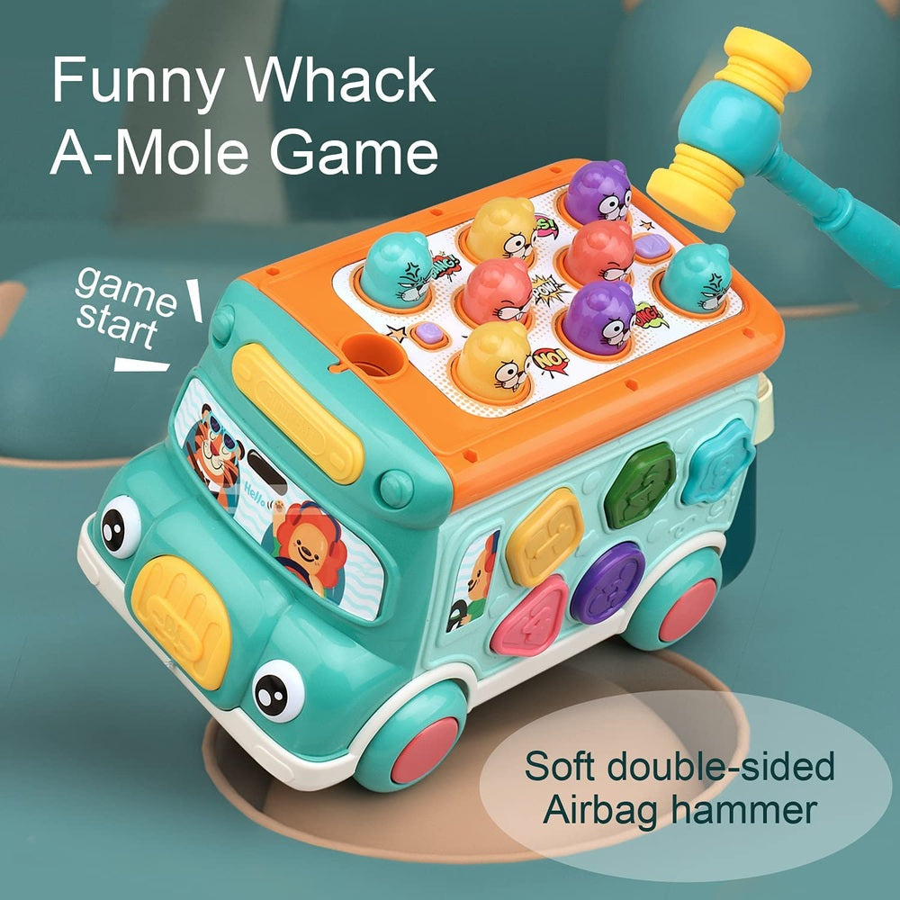 Cute Stone Multifunctional Bus Toys