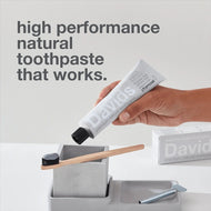 Davids Toothpaste Fluoride Free Charcoal Peppermint