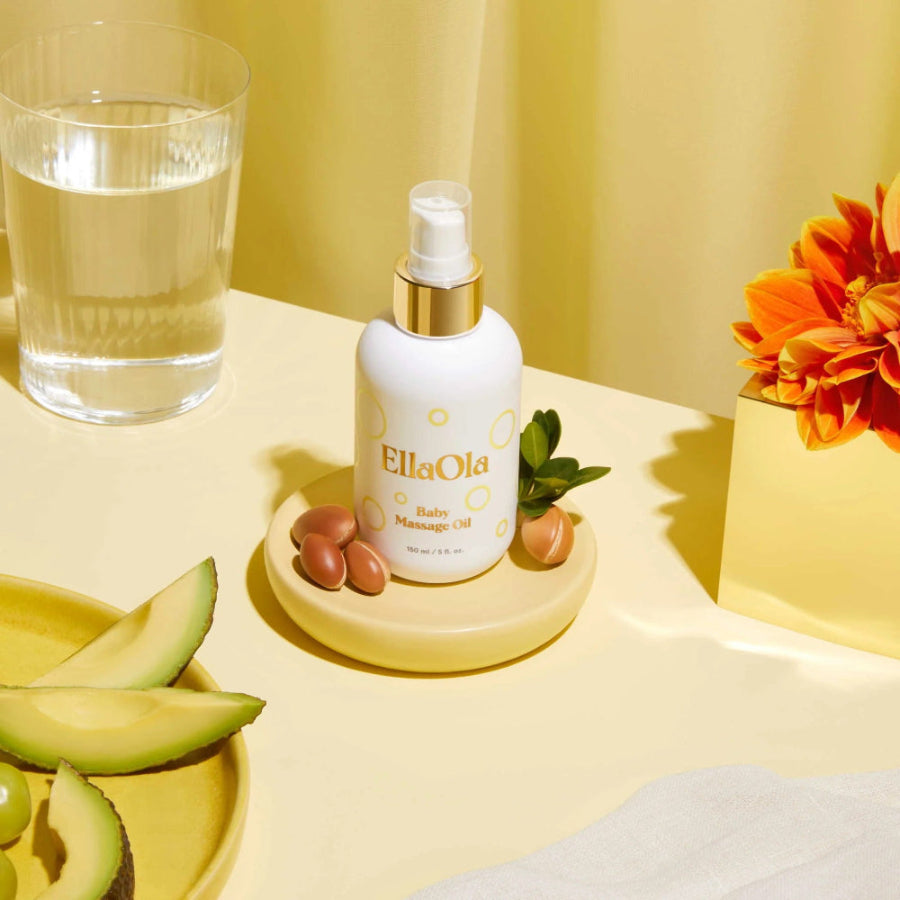 EllaOla Fragrance Free 100% USDA Organic Baby Massage Oil 150ml