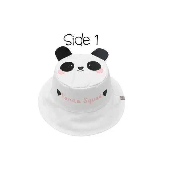 Flapjackkids Reversible Kids Sun Hat Panda & Koala