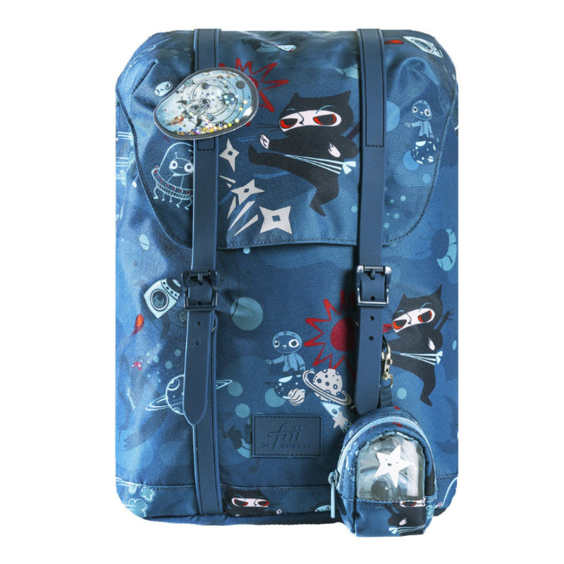 Frii Of Norway School Backpack Retro 22L Ninja Blue