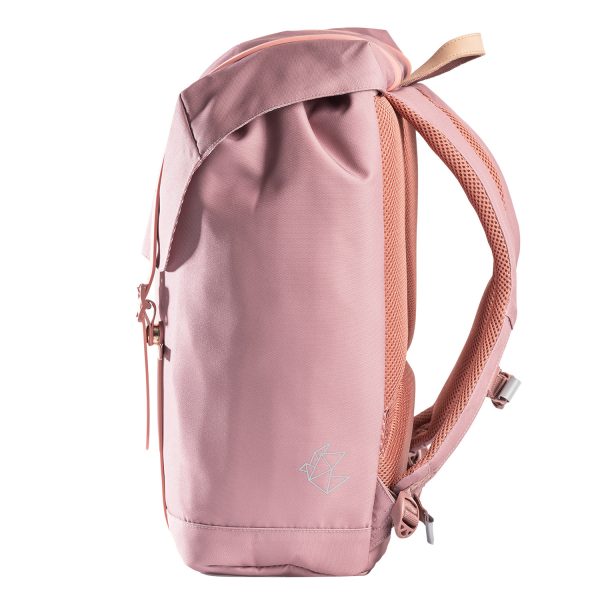 Frii Of Norway 30L dusty pink school backpack with padded straps