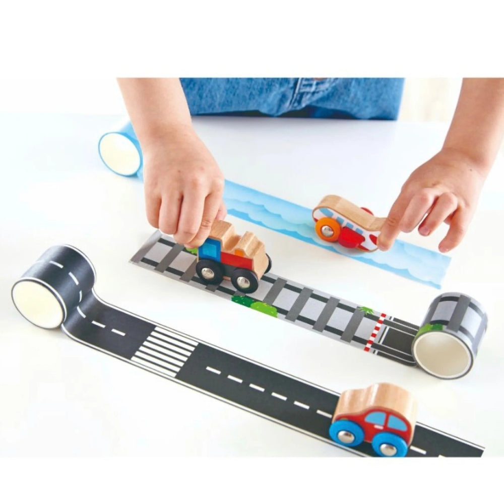 Hape Tape & Roll Train