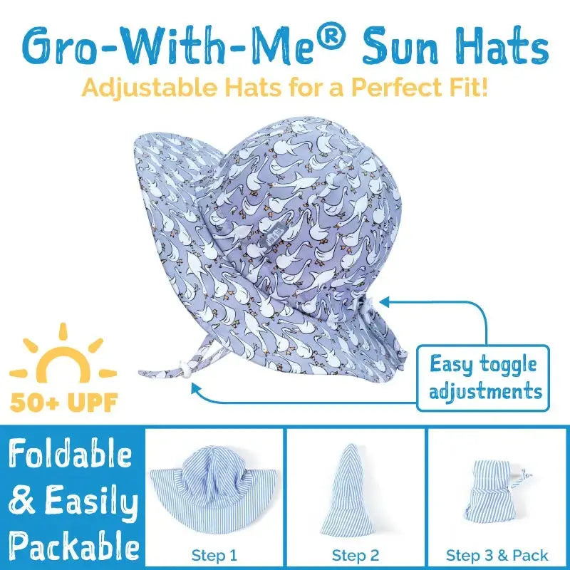 Jan & Jul Kids Cotton Floppy Hat Coral; UPF 50+ sun protection, foldable and adjustable for easy packing.