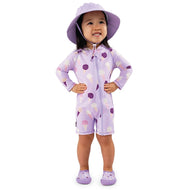 Jan & Jul Kids One Piece UV Sun Suit Lavender Ice Cream