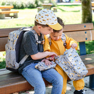 Jan & Jul Kids Pencil Case Grey Construction