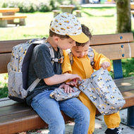 Jan & Jul Kids Pencil Case Grey Construction