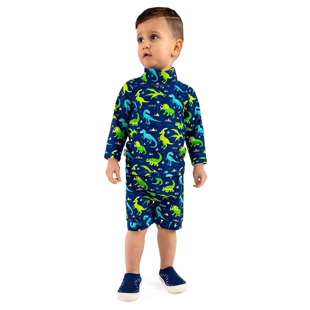 Jan & Jul Kids UV Rashguard Set Dinoland