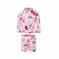 Jan & Jul Kids UV Rashguard Set Pink Mermaid