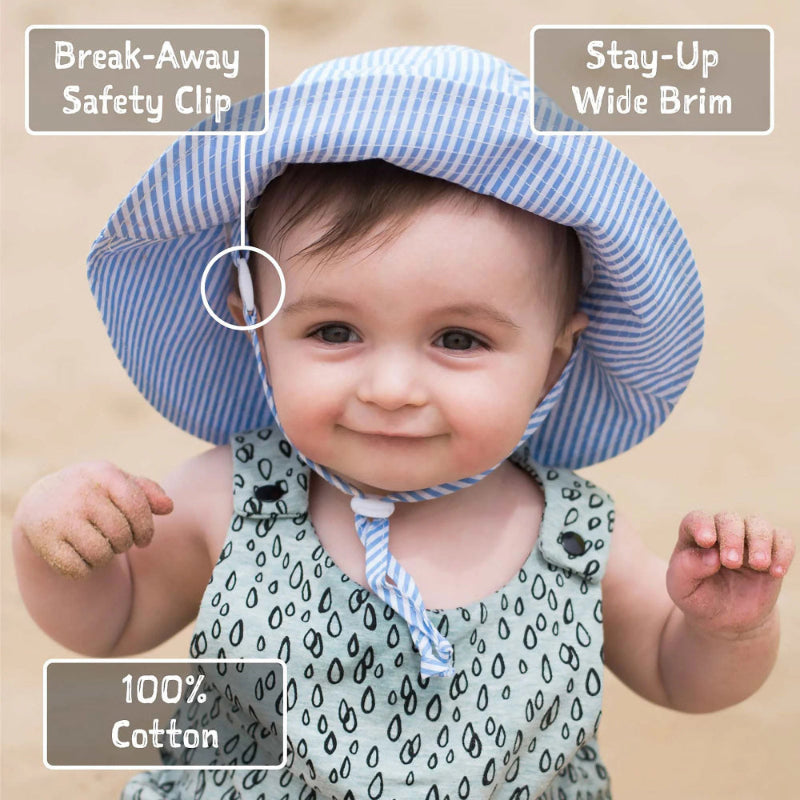 Jan & Jul Kids Water Repellent Bucket Hats Bear Camp