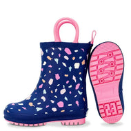 Jan & Jul Puddle Dry Rain Boots Terrazzo