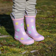 Jan & Jul Puddle Dry Rain Boots With Handle Macarons