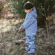 Jan & Jul Waterproof Cozy Dry Rain Pants Wolf and Bear