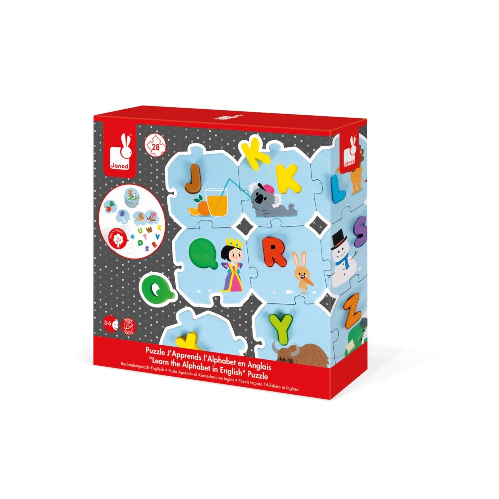 Janod Learn The Alphabet Puzzle English