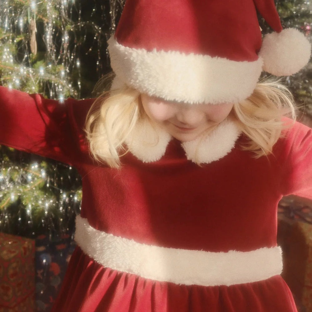 Konges Slojd Christmas Hat Red Dahlia
