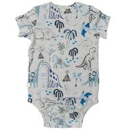 Loulou Lollipop Baby Bodysuit Dinosaurs