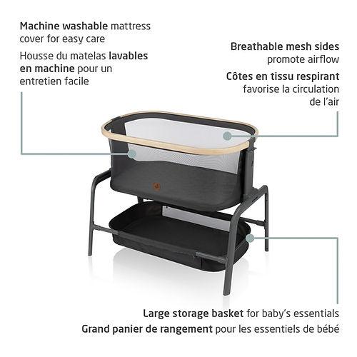 Maxi Cosi Iora Bedside Bassinet