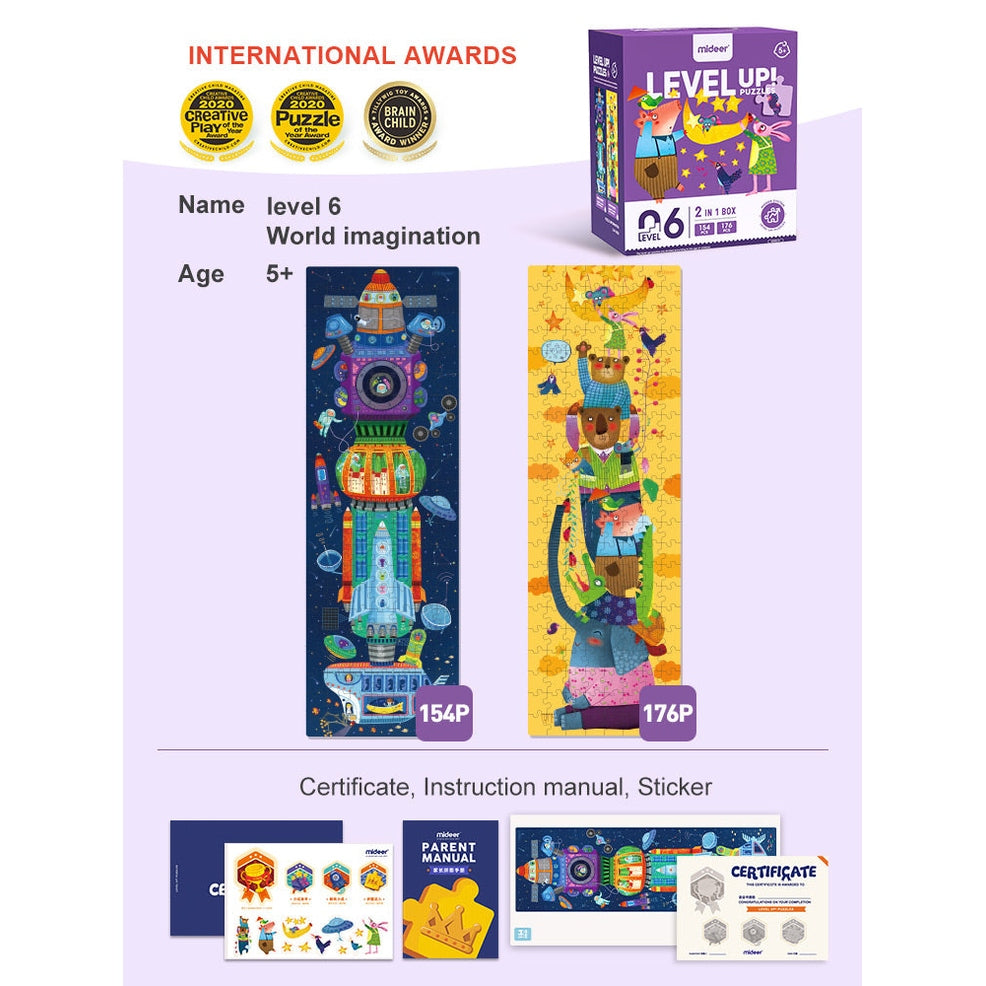 Mideer Advanced Puzzle Level 06 Imagination 330pcs