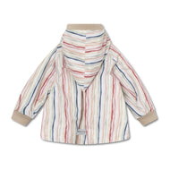 Mini A Ture Matwiami Fleece Lined Printed Spring Jacket Watercolor Stripe Grs