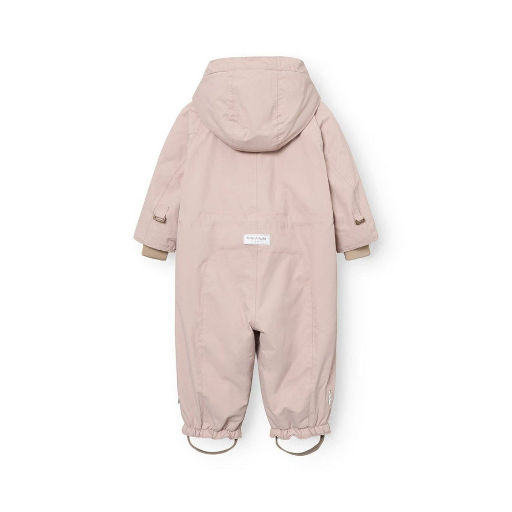Mini A Ture Matwisti Fleece Lined Snowsuit Grs Cloudy Rose