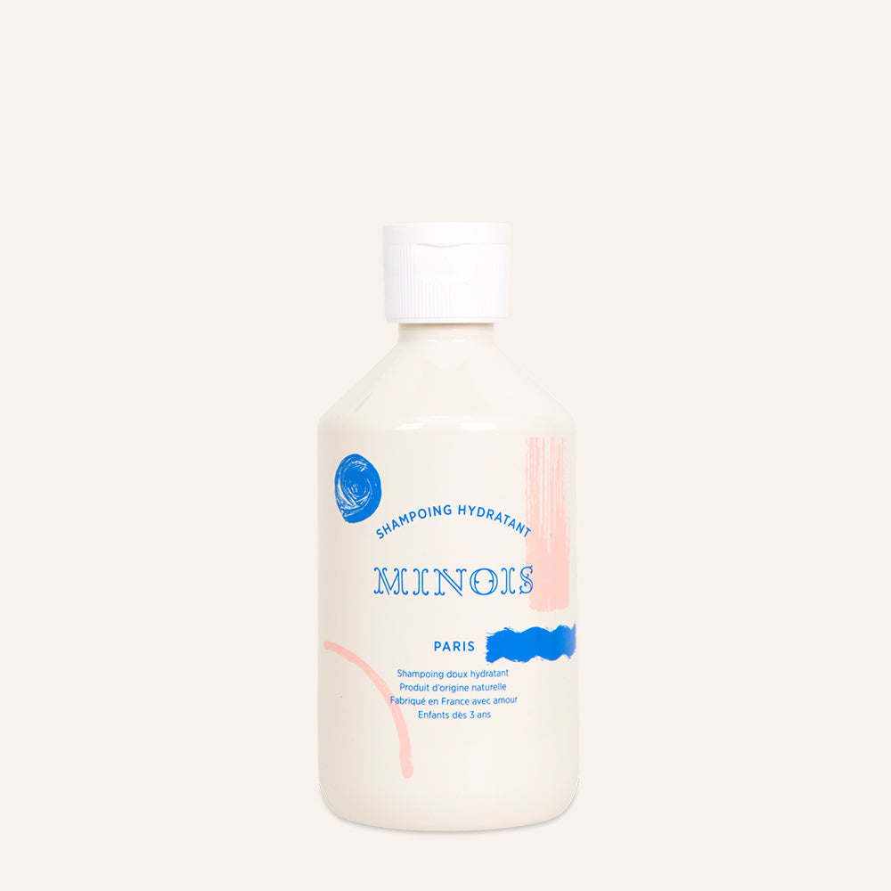 Minois Paris hydrating shampoo for kids, white 300 ml bottle