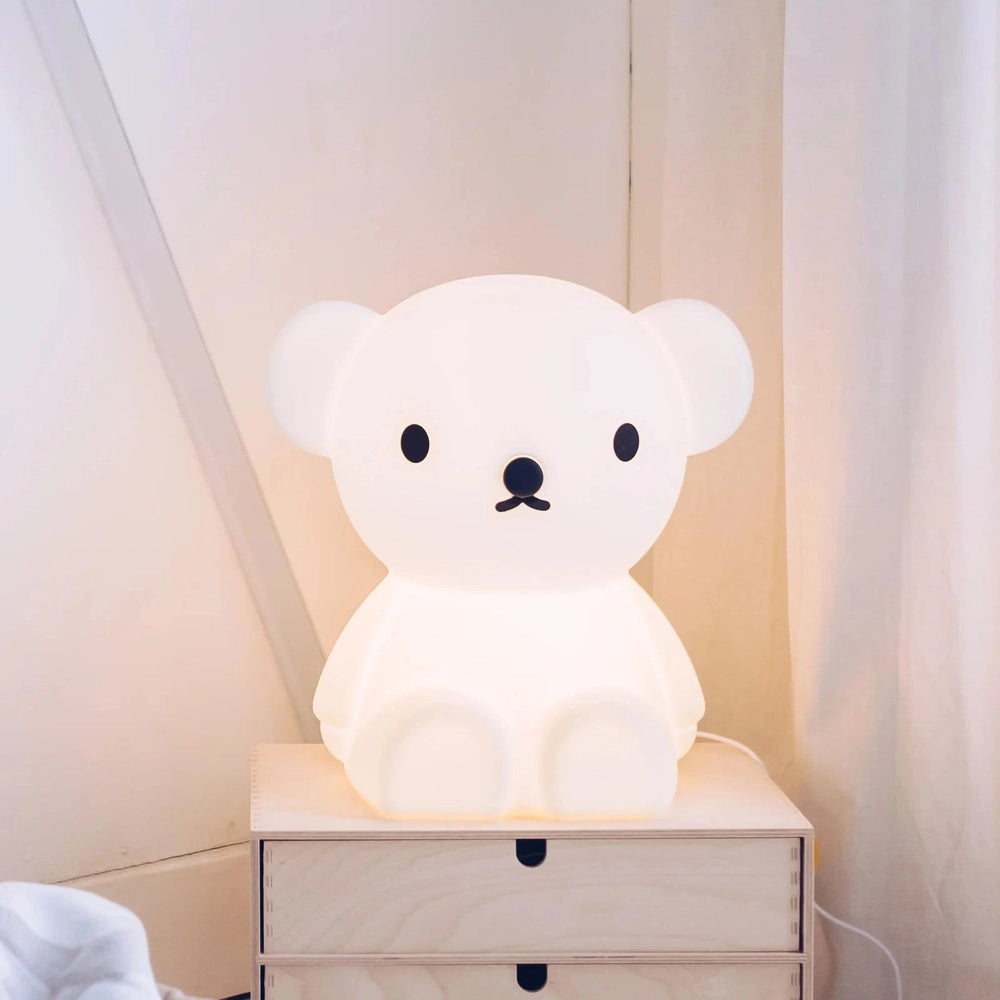 Mr Maria Star Light Boris bear night light, white cozy bedside ambient lamp