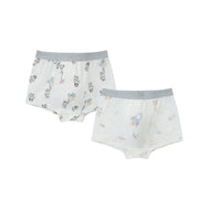 Nest Design Bamboo Boys Boxer Briefs Underwear (2 Pack) To Inifinity