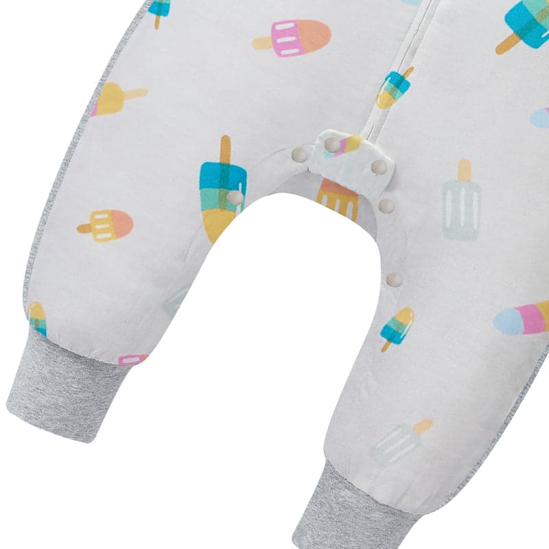 Nest Designs Bamboo Long Sleeve Footed Sleep Bag 1.0 Tog Summer Pops