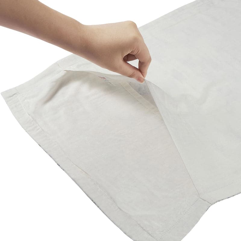 Nest Designs Bamboo Silk Toddler Pillow and Pillowcase Cloud Ponies, white with envelope closure, hand tucking edge.