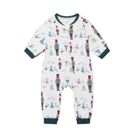 Nest Designs Organic Cotton Long Sleeve Footless Sleeper Nutcracker