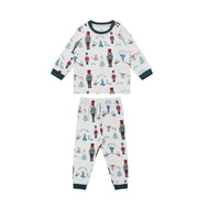 Nest Designs Organic Cotton Two-Piece Long Sleeve Pj Set Nutcracker
