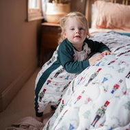 Nest Designs Raglan Bamboo Long Sleeve Footed Sleep Bag 2.5 Tog Nutcracker