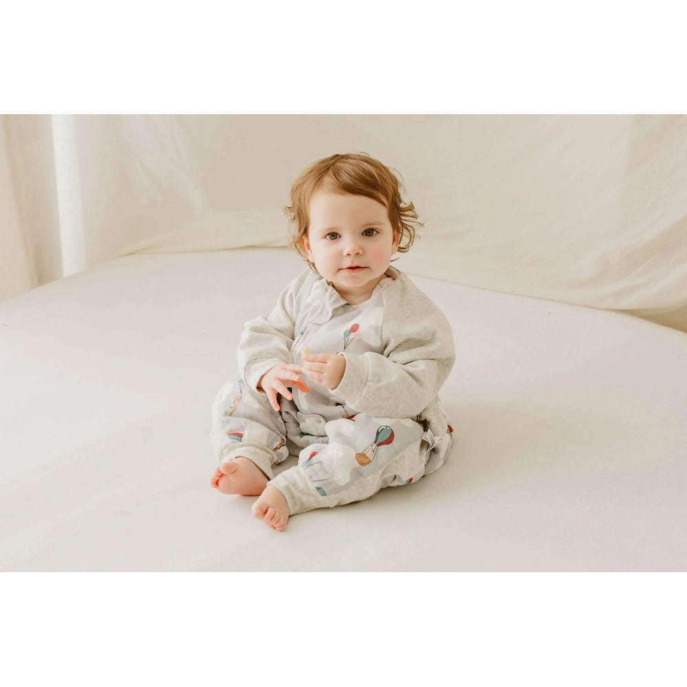 Nest Designs Raglan Bamboo Long Sleeve Footed Sleep Bag 2.5 Tog Meerkats Away