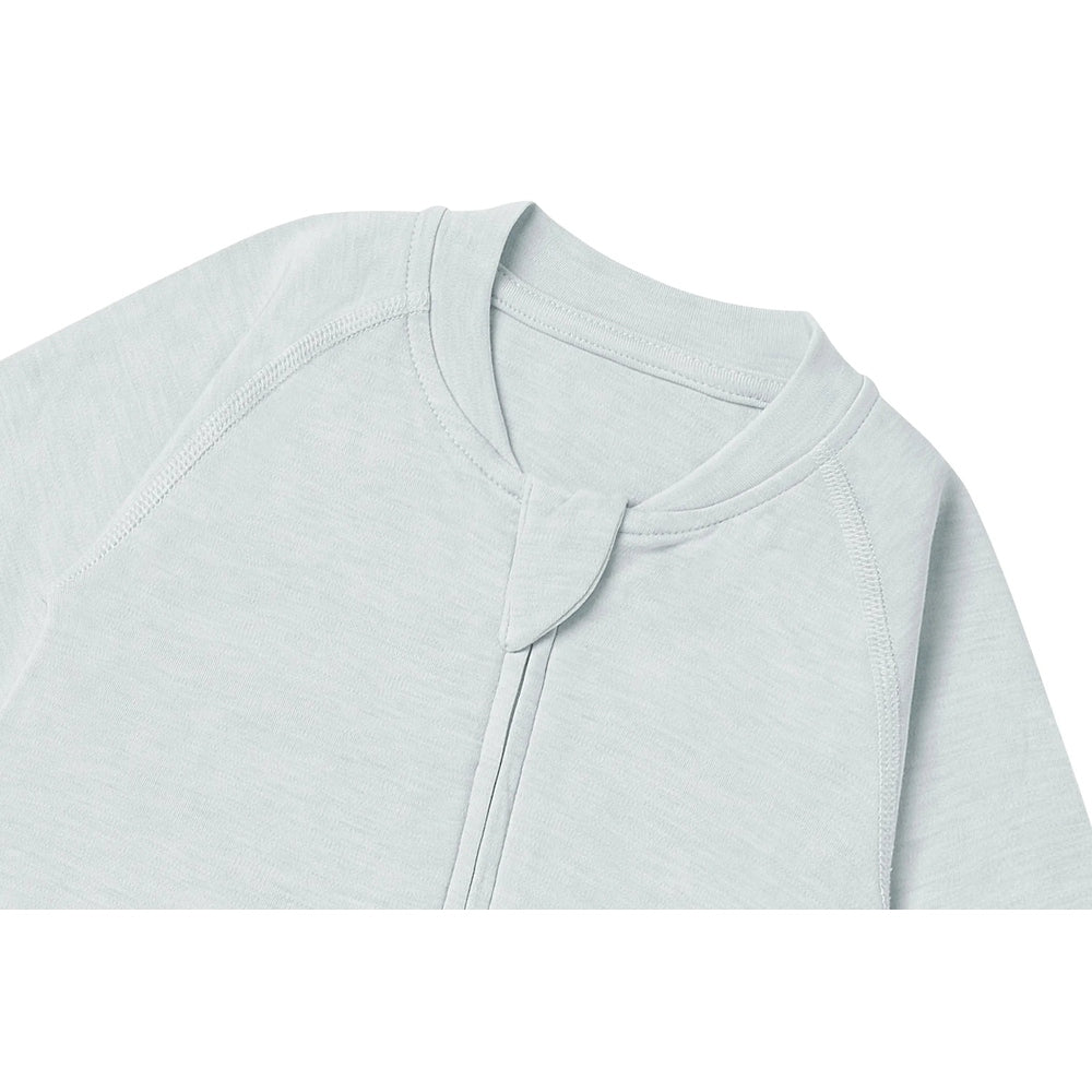 Nest Designs Tanboocel Long Sleeve Footed Sleeper- Pantone Ice Flow