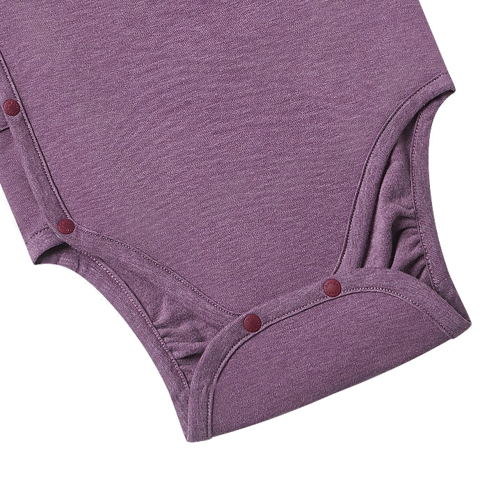 Nest Designs Tanboocel Long Sleeve Kimono Onesie Purple Gumdrop