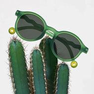 Olivio & Co Oval Sunglasses Kids/Junior Classic Olivio Olive Green