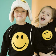 Petite Hailey Smile Smile Sweatshirts Black